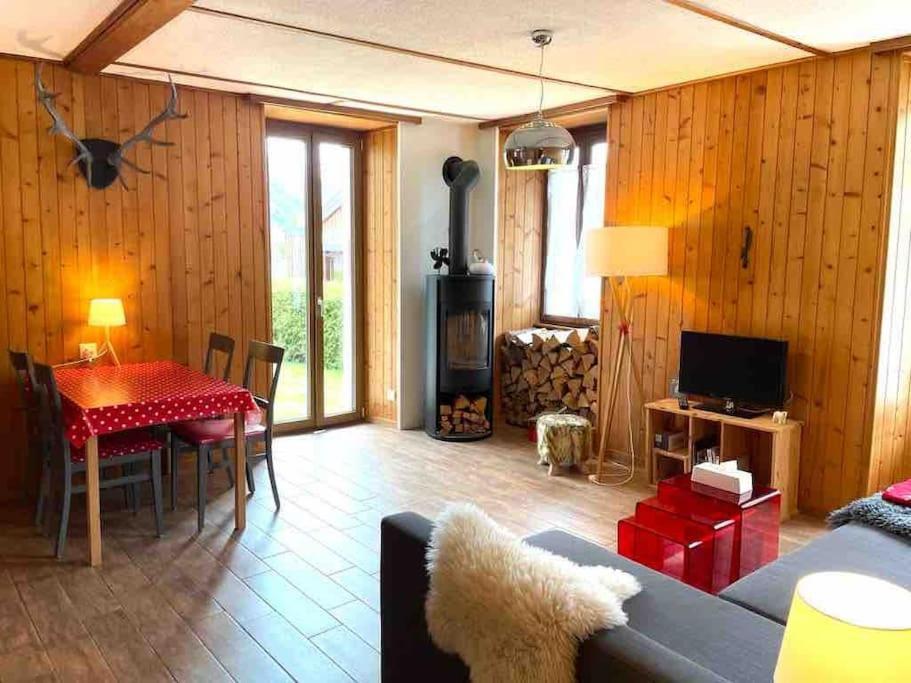 Charmant 2,5 Pieces Avec Jardin A 2 Pas Du Lac Champex-Lac Kültér fotó